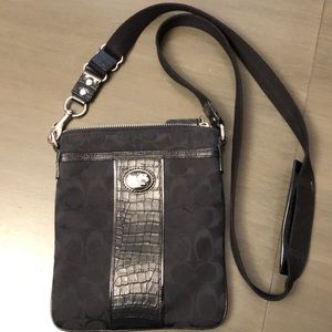 Coach black crossbody.